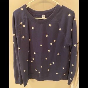 Old Navy daisy sweatshirt